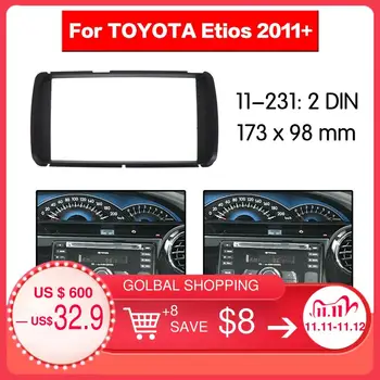 Radio Fascia for TOYOTA Etios 2011+ Left wheel Double Din Radio DVD Stereo CD Panel Dash Mount 11-231
Radio Fascia for TOYOTA Etios 2011+ Left wheel Double Din Radio DVD Stereo CD Panel Dash Mount 11-231
