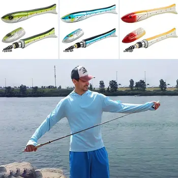 Portable Fishing Gear Fishing Rod 3 Colors Outdoor Lake Pond Fisheries Fishing Pole Durable Sea Sport Carbon Angler Practical
Portable Fishing Gear Fishing Rod 3 Colors Outdoor Lake Pond Fisheries Fishing Pole Durable Sea Sport Carbon Angler Practical