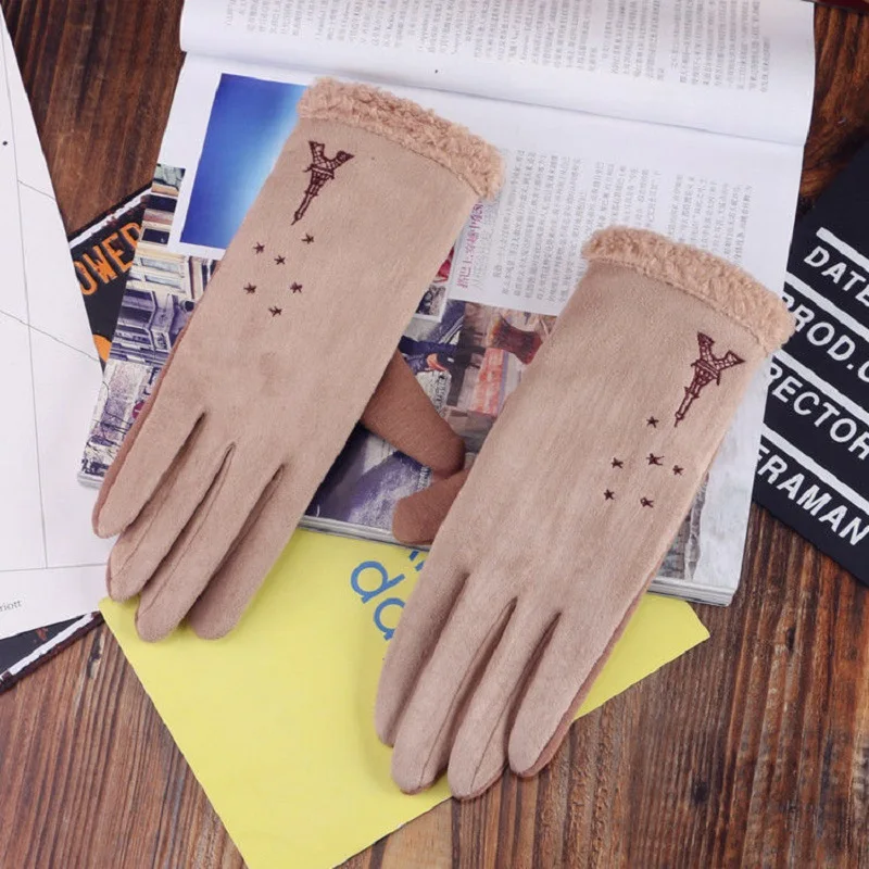 Simple And Stylish Touch Screen Gloves Warm Plush Wrist Winter Lady Cycling Outdoor Riding Touch Screen Warm Gloves
Simple And Stylish Touch Screen Gloves Warm Plush Wrist Winter Lady Cycling Outdoor Riding Touch Screen Warm Gloves