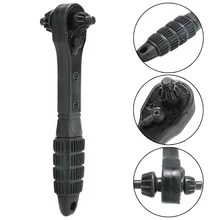 Labor-saving 2 in 1 Drill Chuck Ratchet Wrench Black Dual Purpose Drill Chuck Key Multi-Purpose Power and Hammer Drill Wrench
Labor-saving 2 in 1 Drill Chuck Ratchet Wrench Black Dual Purpose Drill Chuck Key Multi-Purpose Power and Hammer Drill Wrench