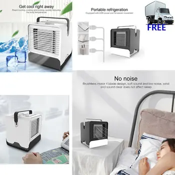 Portable Mini Air Conditioner Cooler Fan Humidifier USB Desktop USB Air Cooler Cooling Fan For Home Office 
Portable Mini Air Conditioner Cooler Fan Humidifier USB Desktop USB Air Cooler Cooling Fan For Home Office