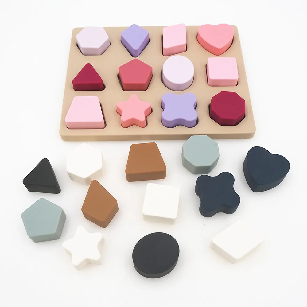 Chenkai 5 Sets Silicone Geometric Shapes Puzzle Toy BPA Free Silicone Teether Baby Creative Preschool Educational Games
Chenkai 5 Sets Silicone Geometric Shapes Puzzle Toy BPA Free Silicone Teether Baby Creative Preschool Educational Games