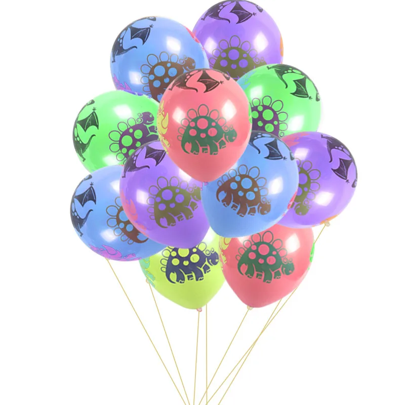 Фото Симпатичные воздушные шары в виде динозавра латексные сувениры вечерние детские