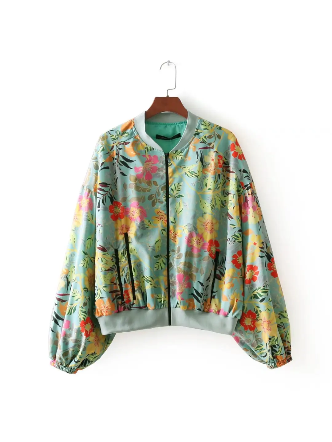 2019 Early Spring New Style Western Style Stand Collar Printed Puff Sleeve Baseball Uniform-Jacket
2019 Early Spring New Style Western Style Stand Collar Printed Puff Sleeve Baseball Uniform-Jacket