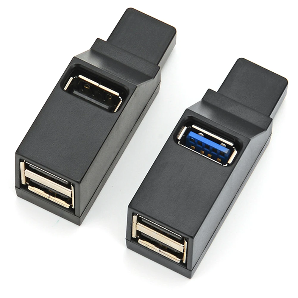 Фото Мини-разветвитель с 3 портами USB 2 0/USB 0 высокоскоростной разветвитель для передачи