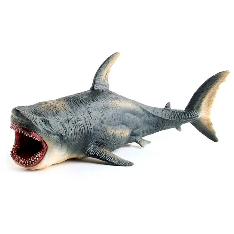 Новая детская игрушка большая полая Megalodon Marine Life Shark Модель Piranha статическое