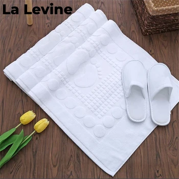 Hotel White Floor Towels Cotton Absorbent Anti-slip Bathroom Mat Door Mat Bedroom Living Room Floor Floor Mat Hotel Accessories 
Hotel White Floor Towels Cotton Absorbent Anti-slip Bathroom Mat Door Mat Bedroom Living Room Floor Floor Mat Hotel Accessories