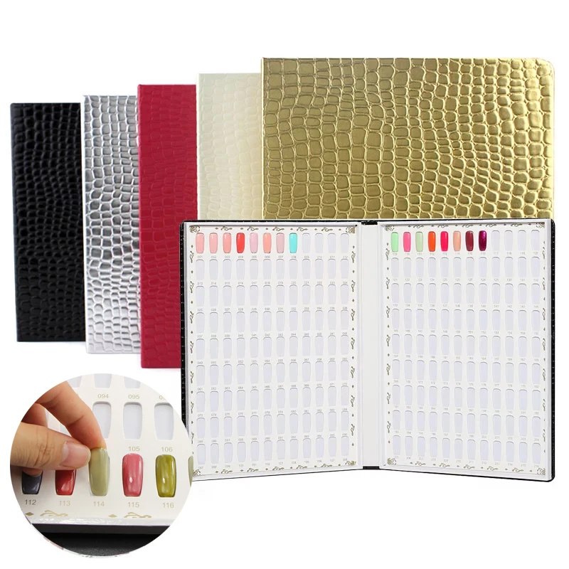 120/160/216 Nail Display Book Tips Leather Cover Gel Polish Display Chart with False Tips Showing Shelf Nail Colour Display
120/160/216 Nail Display Book Tips Leather Cover Gel Polish Display Chart with False Tips Showing Shelf Nail Colour Display