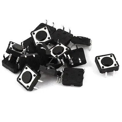 16 Pcs 12 x 12 x 4mm Momentary 4Pin DIP Micro PCB Round Button Tact Switch
16 Pcs 12 x 12 x 4mm Momentary 4Pin DIP Micro PCB Round Button Tact Switch