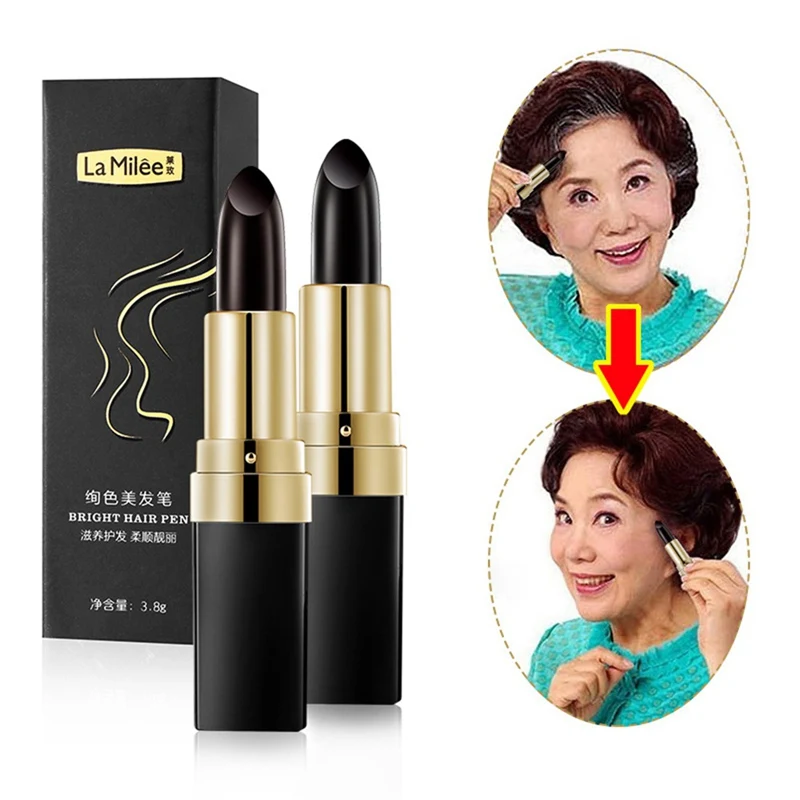 One-Time Hair Dye Instant Gray Root Coverage Hair Color Modify Cream Stick Temporary Cover Up White Hair Colour Dye 3.8g
One-Time Hair Dye Instant Gray Root Coverage Hair Color Modify Cream Stick Temporary Cover Up White Hair Colour Dye 3.8g