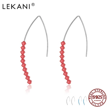 LEKANIS 925 Sterling Silver Letter V Earrings Woman Fashion Shiny Zircon Earrings To Send Friends Anniversary Party Gifts
LEKANIS 925 Sterling Silver Letter V Earrings Woman Fashion Shiny Zircon Earrings To Send Friends Anniversary Party Gifts