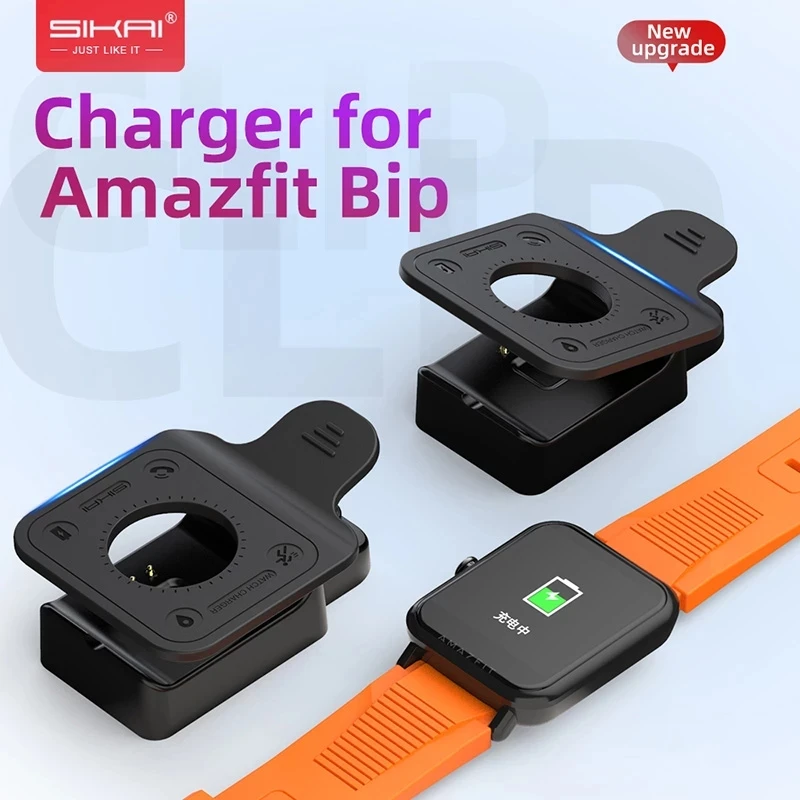 

For Amazfit Bip Chargers Replacement Portable Clip Magnetic Cradle for Huami bip lite midong A1608 Smart Watch Charging Dock