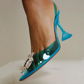 2020 Summer Sexy Luxury Crystal Clear Women High Heels Shoes Sandals Runway Brand Goblet Heels Ladies Party Wedding Pumps Shoes 
2020 Summer Sexy Luxury Crystal Clear Women High Heels Shoes Sandals Runway Brand Goblet Heels Ladies Party Wedding Pumps Shoes