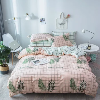 Dreamort 100%cotton Popular stripes Brief Style 4pcs Twin Queen size Bedding Set Bed sheet+Duvet cover+Pillowcase
Dreamort 100%cotton Popular stripes Brief Style 4pcs Twin Queen size Bedding Set Bed sheet+Duvet cover+Pillowcase