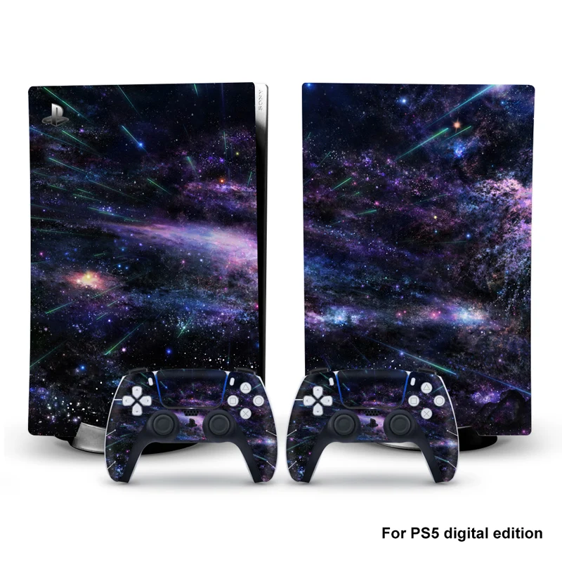 For PS5 Skin Sticker Digital Edition Camouflage Decal Cover for PlayStation 5 Console and 2 Controllers
For PS5 Skin Sticker Digital Edition Camouflage Decal Cover for PlayStation 5 Console and 2 Controllers