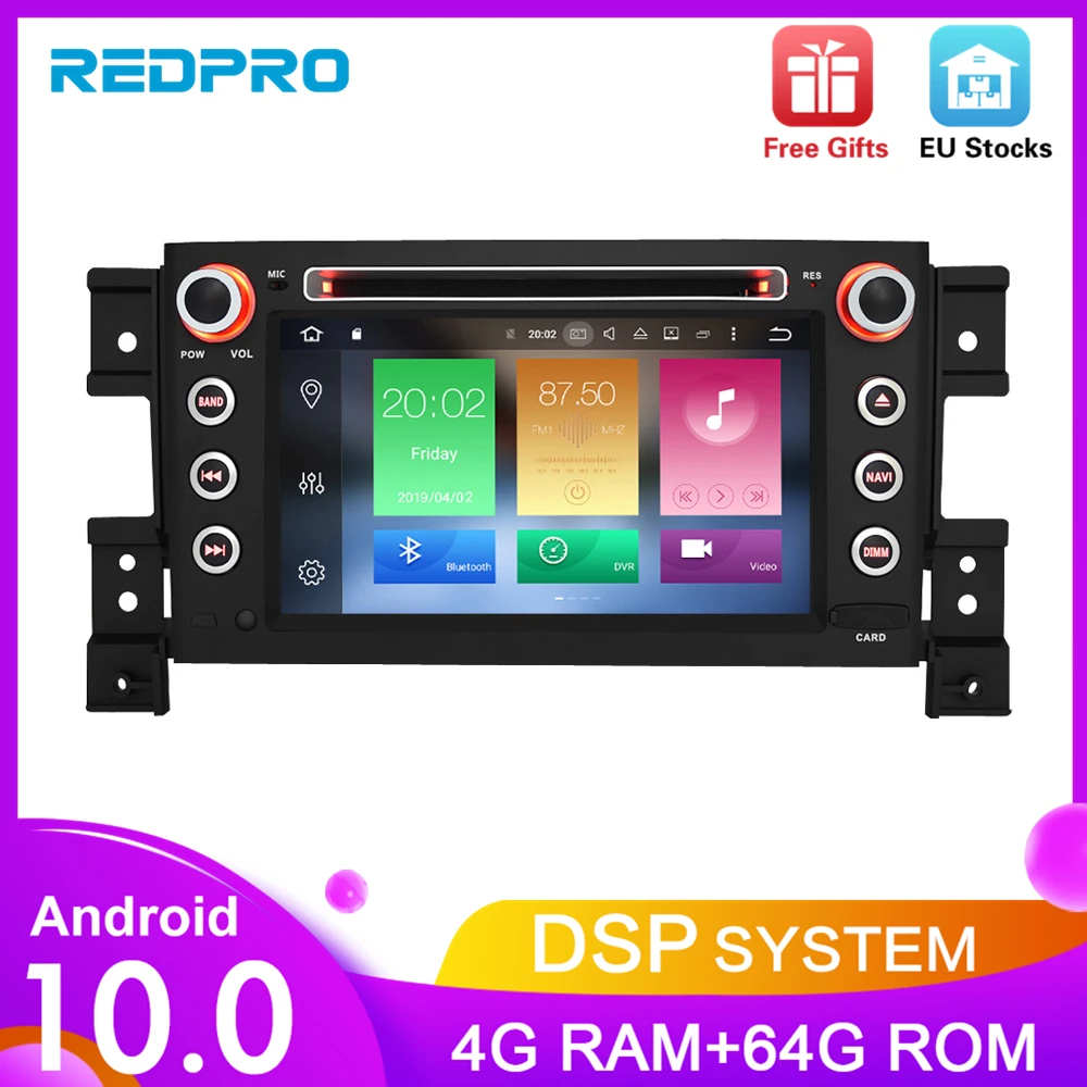 Автомагнитола на Android 10 0 DVD плеер для Suzuki Grand Vitara 2006 2007 2008 2009 2010 аудио навигация GPS