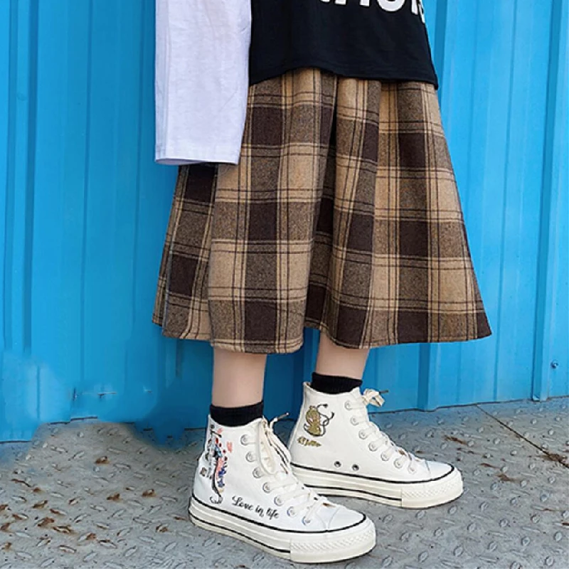 Spring 2020 New Chinese Style Classical Drama Characters Printing Pattern High-top Casual Lace-up White Canvas Flat Womens Shoes
Spring 2020 New Chinese Style Classical Drama Characters Printing Pattern High-top Casual Lace-up White Canvas Flat Womens Shoes