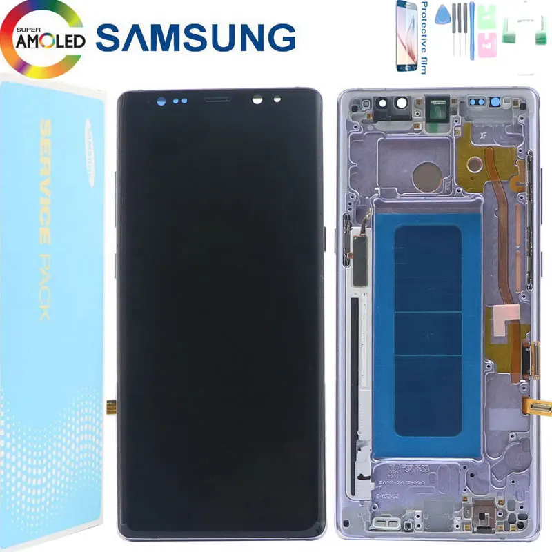 6.3" Original AMOLED NOTE 8 Display For SAMSUNG Galaxy NOTE8 LCD N950 N950F Display Touch Screen Digitizer Assembly With Frame
6.3" Original AMOLED NOTE 8 Display For SAMSUNG Galaxy NOTE8 LCD N950 N950F Display Touch Screen Digitizer Assembly With Frame