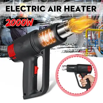 220v 2000w Electric Heat Gun Heat Gun 50-500 Work Temperature Adjustable Nozzle Car Film Bake Dry Remove Paint Thaw Food
220v 2000w Electric Heat Gun Heat Gun 50-500 Work Temperature Adjustable Nozzle Car Film Bake Dry Remove Paint Thaw Food