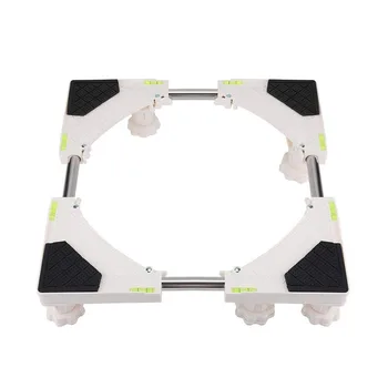 4/8 Feet Bathroom Shockproof Refrigerator Holder With Wheels Fridge Anti Slip Bracket Washing Machine Base Adjustable Stand
4/8 Feet Bathroom Shockproof Refrigerator Holder With Wheels Fridge Anti Slip Bracket Washing Machine Base Adjustable Stand
