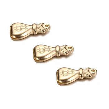 10Pcs /Lot Gold Silver Color Stainless Steel Charms Money Symbol Bag $ Charms Fit DIY Necklace Bracelet Jewelry Making 
10Pcs /Lot Gold Silver Color Stainless Steel Charms Money Symbol Bag $ Charms Fit DIY Necklace Bracelet Jewelry Making