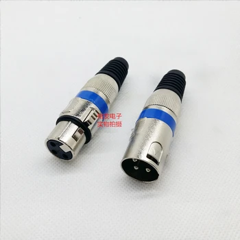 50set XLR connector male and female three-pin plug microphone microphone audio amplifier connector balanced three-pin 3-pin plug
50set XLR connector male and female three-pin plug microphone microphone audio amplifier connector balanced three-pin 3-pin plug