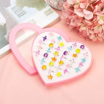 6PCS Trendy Children Kids Seahorse starfish conch rings for girl Sweet Cute Adjustable Cartoon Crystal Animal Enamel Rings
6PCS Trendy Children Kids Seahorse starfish conch rings for girl Sweet Cute Adjustable Cartoon Crystal Animal Enamel Rings
