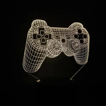 3D Lamp Pretty Reward for Game Fans Console Handle Dropship Multi-color Battery Operated for Desk Led Night Light Lamp Hologram
3D Lamp Pretty Reward for Game Fans Console Handle Dropship Multi-color Battery Operated for Desk Led Night Light Lamp Hologram