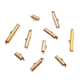 100pcs/set Brass Slide On End Clasp Tubes Slider End Caps Connectors for Jewelry Making 10/13/16/20/25mm Hole: 1x3mm
100pcs/set Brass Slide On End Clasp Tubes Slider End Caps Connectors for Jewelry Making 10/13/16/20/25mm Hole: 1x3mm