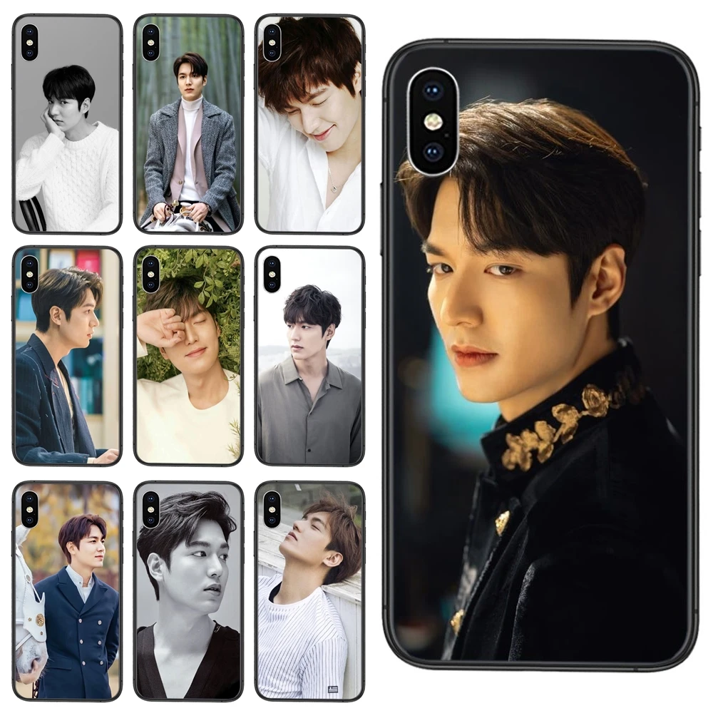 Черный силиконовый чехол для Apple iPhone X XR XS 11 12Pro Mini MAX 5S 5C SE 6S 7 8 Plus 2020 Lee Min Ho