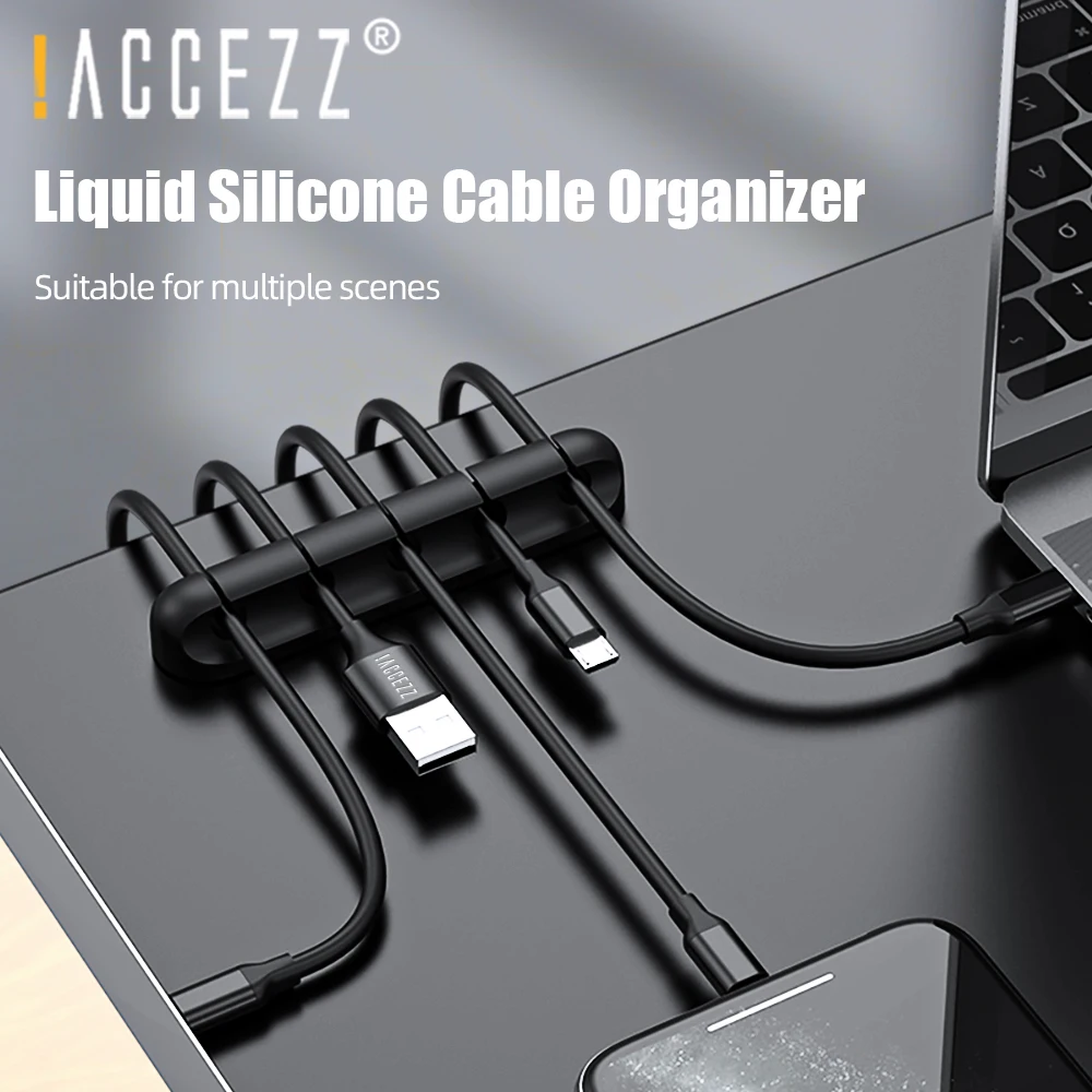 !ACCEZZ 2020 Cable Organizer Silicone Flexible USB Winder Desktop Tidy Management Clips Holder For Mouse Keyboard Earphone Wire
!ACCEZZ 2020 Cable Organizer Silicone Flexible USB Winder Desktop Tidy Management Clips Holder For Mouse Keyboard Earphone Wire