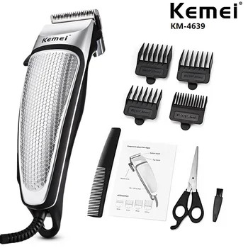 Kemei 4639 Electric Clipper Mens Hair Clippers Professional Trimmer Household Low Noise Beard Machine Personal Care Haircut Tool
Kemei 4639 Electric Clipper Mens Hair Clippers Professional Trimmer Household Low Noise Beard Machine Personal Care Haircut Tool