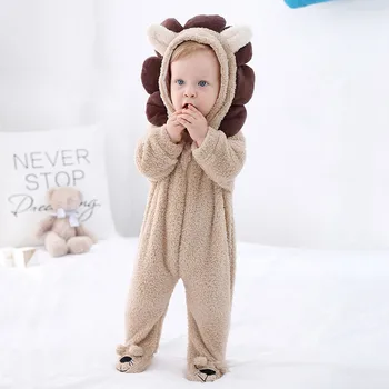 Infant Baby Boys Girls 3D Cartoon Lion Hooded Winter Warm Fleeces Romper Toddler Kids Long Sleeve Jumpsuit Baby Fashion Outfits
Infant Baby Boys Girls 3D Cartoon Lion Hooded Winter Warm Fleeces Romper Toddler Kids Long Sleeve Jumpsuit Baby Fashion Outfits