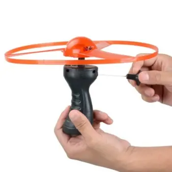 Funny Spinning Flyer Luminous Flying Ufo Led Light Handle Flash Flying Toys For Kids Outdoor Game Color Random
Funny Spinning Flyer Luminous Flying Ufo Led Light Handle Flash Flying Toys For Kids Outdoor Game Color Random