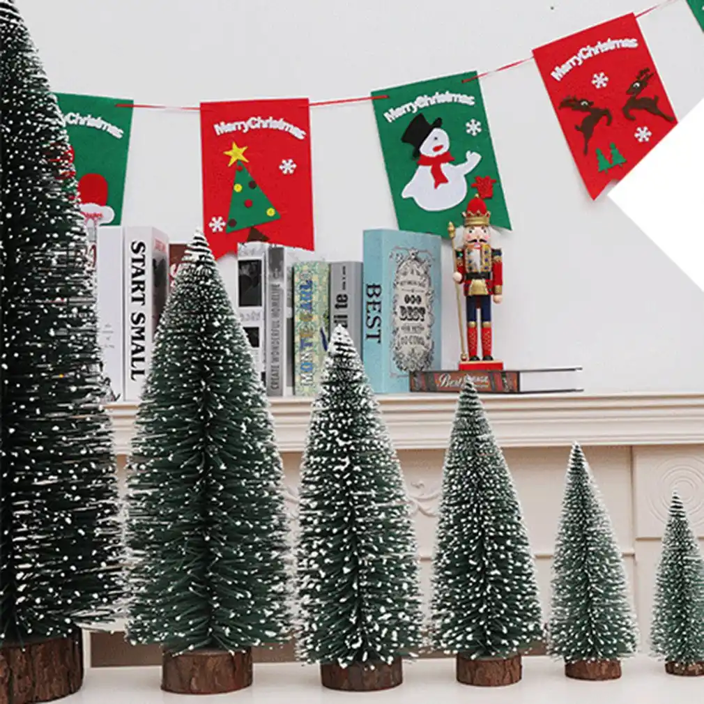 christmas tree decorations desktop decoration scene layout mini