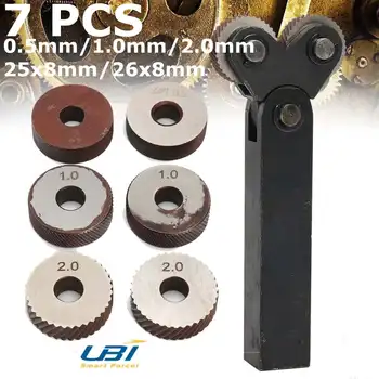 Steel Dual Wheel Knurling Tool Set with Diagonal Linear Knurl Wheel 0.5mm 1mm 2mm Pitch Linear Pitch Knurl Set Lathe Cutter 1set
Steel Dual Wheel Knurling Tool Set with Diagonal Linear Knurl Wheel 0.5mm 1mm 2mm Pitch Linear Pitch Knurl Set Lathe Cutter 1set