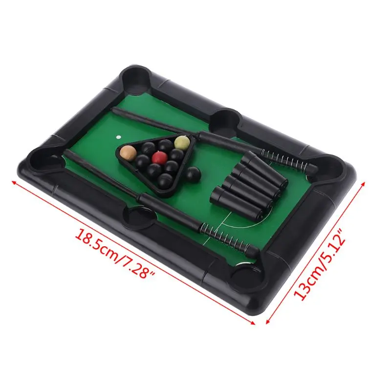 Novelty Mini Desktop Pool Table Billiard Tabletop Pool Toy Game Set Parent-child Interaction Children Educational Toys R9JD
Novelty Mini Desktop Pool Table Billiard Tabletop Pool Toy Game Set Parent-child Interaction Children Educational Toys R9JD