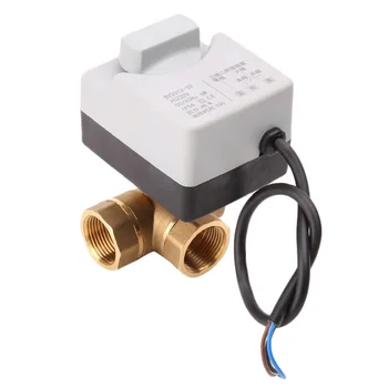 AC220V 3 Way 3 Wires 2 Control Motorized Ball Valve Electric Actuator with Manual Switch DN20 
AC220V 3 Way 3 Wires 2 Control Motorized Ball Valve Electric Actuator with Manual Switch DN20