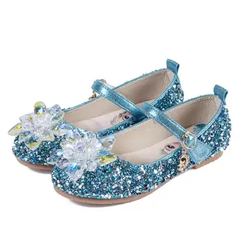 New Princess Kids Leather Shoes For Girls Flower Casual Glitter Children Flat Heel Girls Sandals Butterfly Knot Elsa Sandal
New Princess Kids Leather Shoes For Girls Flower Casual Glitter Children Flat Heel Girls Sandals Butterfly Knot Elsa Sandal