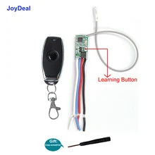 433mhz DC 3,6 V 6V 12V 24V 1CH Mini Relay Wireless RF Fernbedienung Schalter Power LED Lampe Controller Micro Empfänger Sender(China)