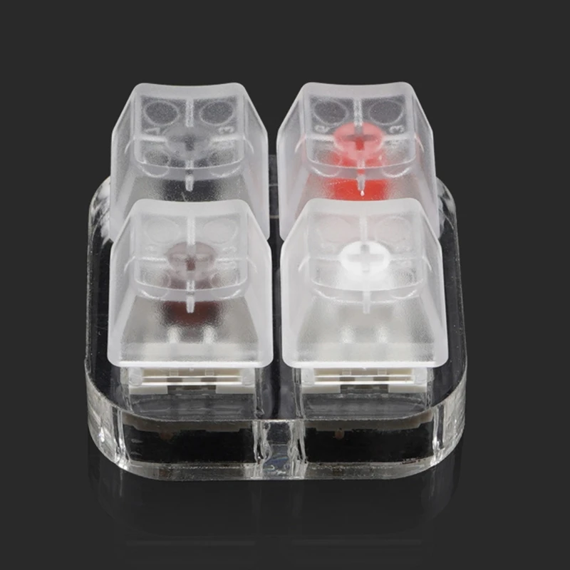4 Key Caps Testing Tool Kailh Box Switches Keyboard Tester Kit Clear Keycaps Sampler PCB Mechanical Keyboard
4 Key Caps Testing Tool Kailh Box Switches Keyboard Tester Kit Clear Keycaps Sampler PCB Mechanical Keyboard