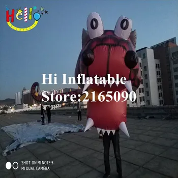 10 m long Chinese inflatable red dragon head moving cartoon puppet
10 m long Chinese inflatable red dragon head moving cartoon puppet
