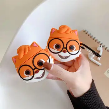Cute Cute Glasses Squirrel Pattern Soft Silicone Protective Case Shockproof Cover Skin Protector with Carabiner for Airpods 1/2
Cute Cute Glasses Squirrel Pattern Soft Silicone Protective Case Shockproof Cover Skin Protector with Carabiner for Airpods 1/2