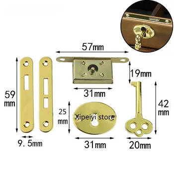 Cabinet Door Drawer Lock With Key Antique Golden Wardrobe Lock Furniture Counter Lock Replacement Gift Jewelry Wood Box Lock
Cabinet Door Drawer Lock With Key Antique Golden Wardrobe Lock Furniture Counter Lock Replacement Gift Jewelry Wood Box Lock