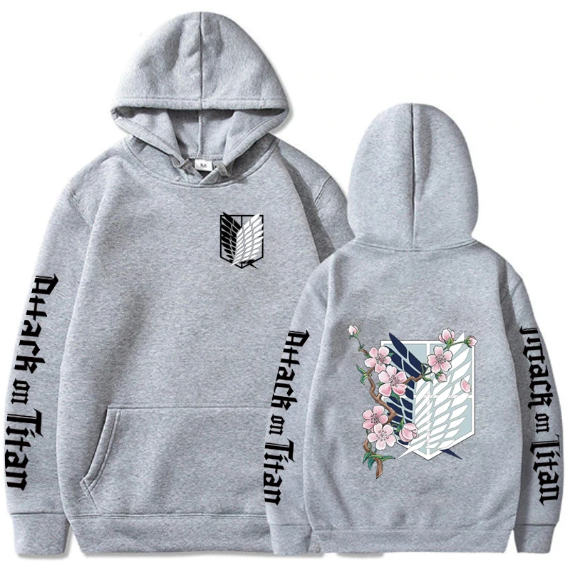 Attack on Titan Anime Hoodie Sweatshirts Men Attack on Titan Anime Hoodie Sweatshirts Men
