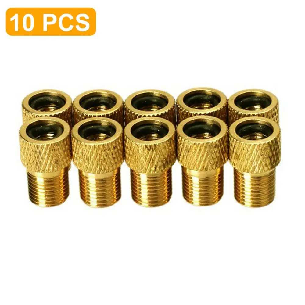 10 Pcs/set Bicycle Valve Adapter Presta To Schrader Valve Adapter Converter Bicycle Bike Tire Gas Nozzle Tube A266 Cycling Tools
10 Pcs/set Bicycle Valve Adapter Presta To Schrader Valve Adapter Converter Bicycle Bike Tire Gas Nozzle Tube A266 Cycling Tools