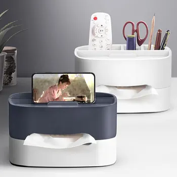 Multifunction Tissue Box Cover Paper Towel Holder Container Napkin Storage Case Desktop Sundries Organizer Mobile Phone Bracket
Multifunction Tissue Box Cover Paper Towel Holder Container Napkin Storage Case Desktop Sundries Organizer Mobile Phone Bracket