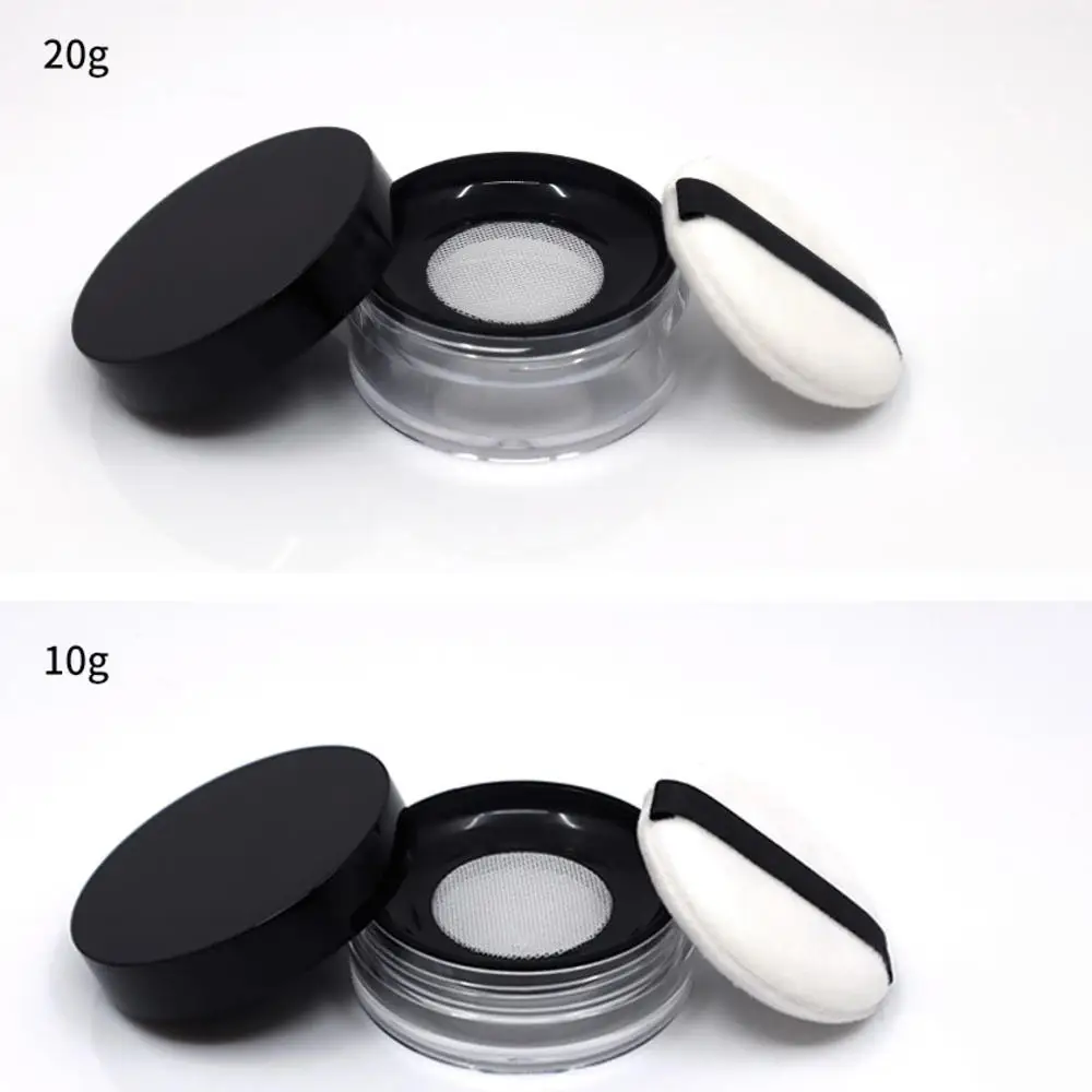 10g/20g Portable Plastic Powder Box Handheld Empty Loose Powder Pot With Sieve Cosmetic Travel Makeup Jar sifter Container
10g/20g Portable Plastic Powder Box Handheld Empty Loose Powder Pot With Sieve Cosmetic Travel Makeup Jar sifter Container