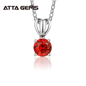 Ruby 925 Sterling Silver Pendant Women Round 1 Carat Ruby Corundum Sapphire Casual Fashion Style Women Favorite Gift No Chain 
Ruby 925 Sterling Silver Pendant Women Round 1 Carat Ruby Corundum Sapphire Casual Fashion Style Women Favorite Gift No Chain