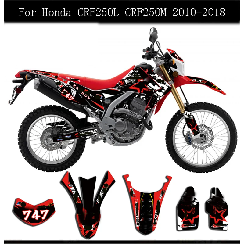 10-18 CRF 250L/M Free Custom Team Graphics Backgrounds Decals 3M Stickers Kit For Honda CRF250L CRF250M 2010 - 2018 2017 2016
10-18 CRF 250L/M Free Custom Team Graphics Backgrounds Decals 3M Stickers Kit For Honda CRF250L CRF250M 2010 - 2018 2017 2016